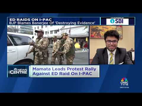 Bharat Chugh discussing ED search powers and procedural safeguards on CNBC-TV18